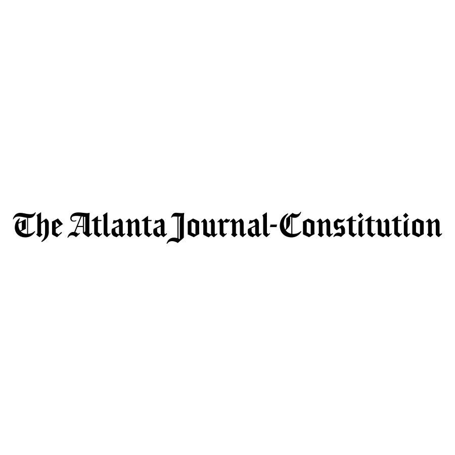 Atlanta Journal-Constitution Logo - Black Old English type